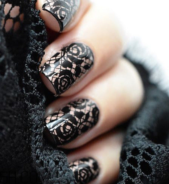 春天什么樣的美甲好看？美甲蕾絲款式圖片大全