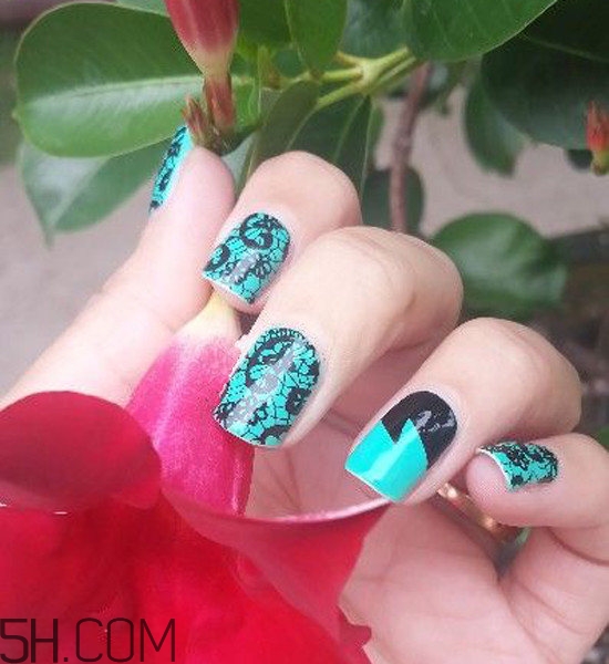 春天什么樣的美甲好看？美甲蕾絲款式圖片大全