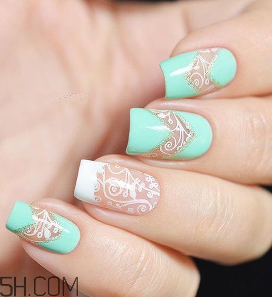 春天什么樣的美甲好看？美甲蕾絲款式圖片大全