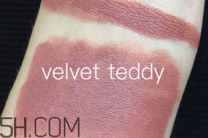 mac velvet teddy是什么顏色？mac velvet teddy試色