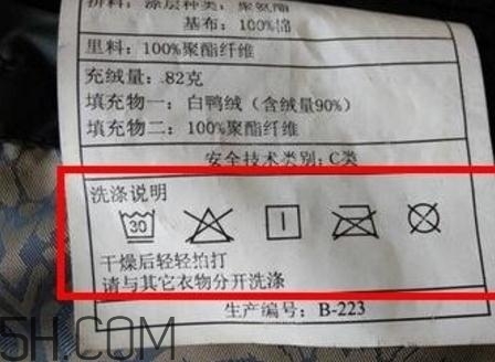 羽絨服標簽上的圖什么意思？羽絨服標牌怎么看？