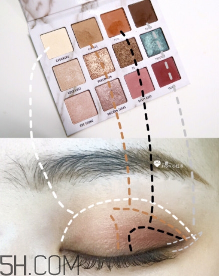 venus marble眼影怎么用 3種畫(huà)法教程