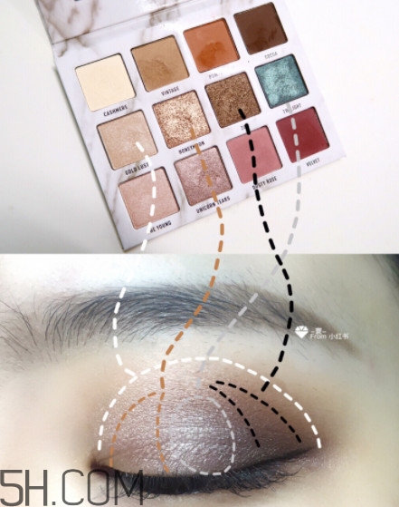 venus marble眼影怎么用 3種畫(huà)法教程