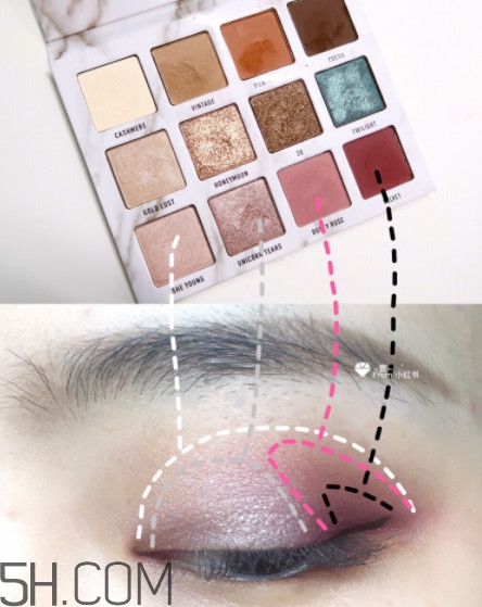 venus marble眼影怎么用 3種畫(huà)法教程