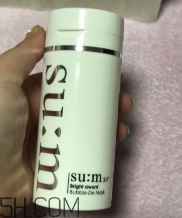 SUM37氣泡面膜能卸妝嗎？功能是什么？