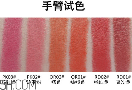 得鮮氣墊口紅色號怎么選？the saem得鮮氣墊口紅試色