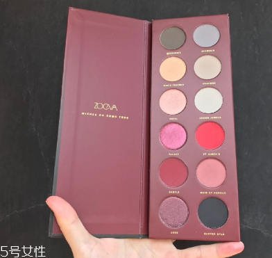 zoeva眼影多少錢？zoeva queens guard眼影盤試色
