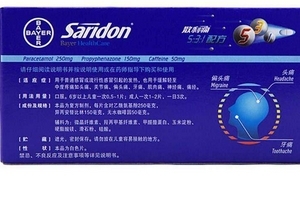 散利痛能和感冒藥一起吃嗎？