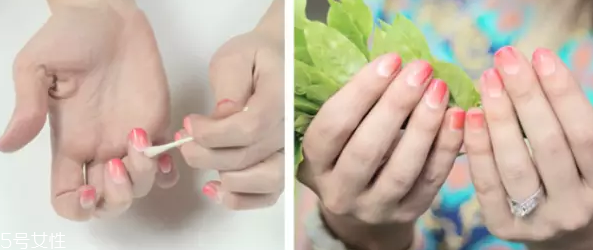 漸變指甲怎么配色？溫暖配色教程