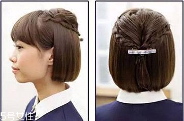 短發(fā)怎么做新娘造型？編發(fā)好看又簡單