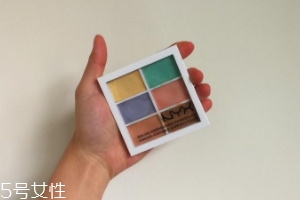 NYX6色遮瑕盤好用嗎？超高遮瑕力