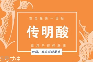 傳明酸白天能用嗎？