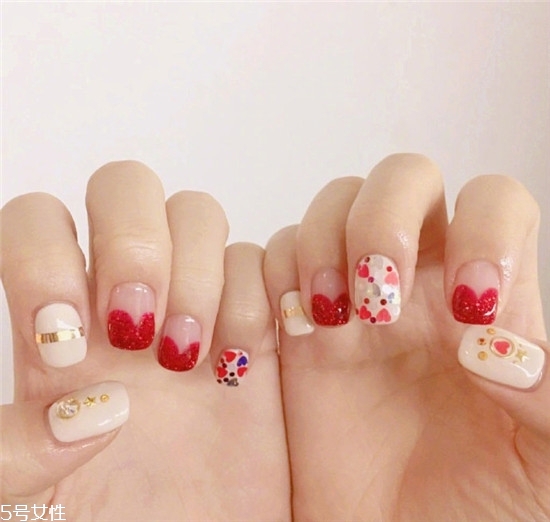 紅色系美甲適合手黑的人嗎 紅色系美甲圖片2018新款式 紅色系美甲適合手黑的人嗎 紅色系美甲圖片2018新款式