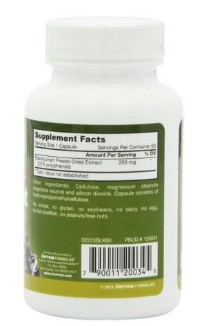 jarrow formulas黑加侖精華膠囊怎么樣？