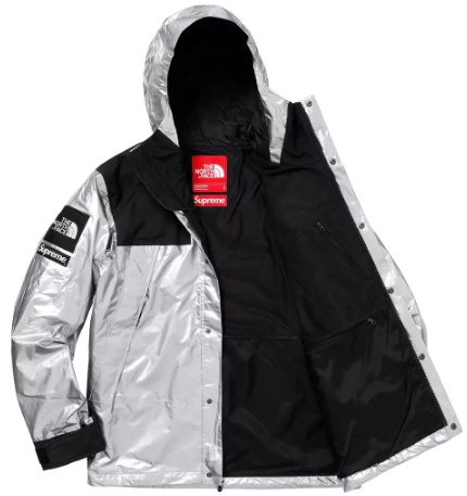 supreme聯(lián)名tnf銀色沖鋒衣多少錢(qián)？