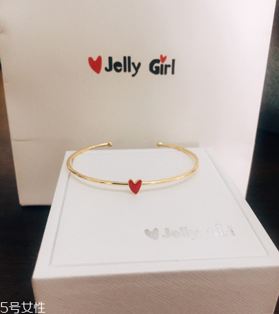 jelly girl愛心開口手鐲多少錢_在哪買？
