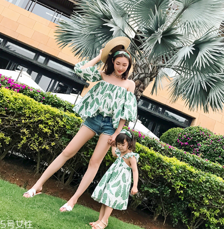 夏天母女裝怎么搭配？夏季母女裝搭配圖片