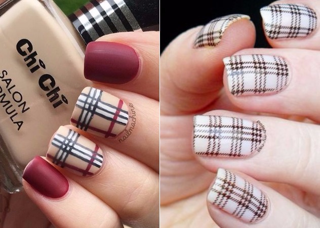 格紋美甲圖片 好看的格紋美甲設(shè)計(jì) 格紋美甲圖片 好看的格紋美甲設(shè)計(jì)