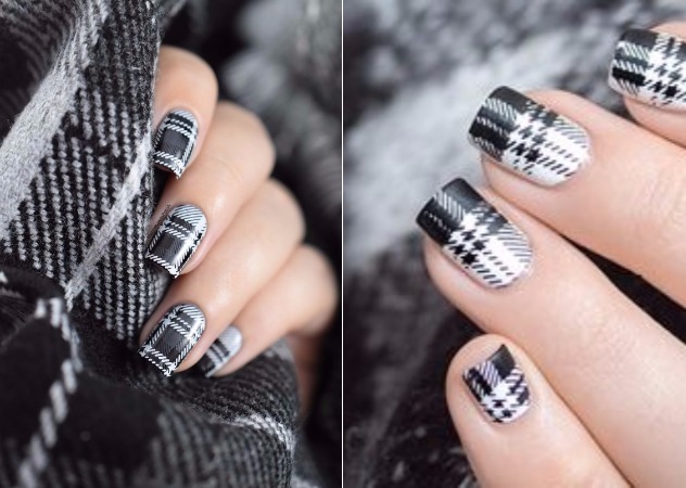 格紋美甲圖片 好看的格紋美甲設(shè)計(jì) 格紋美甲圖片 好看的格紋美甲設(shè)計(jì)