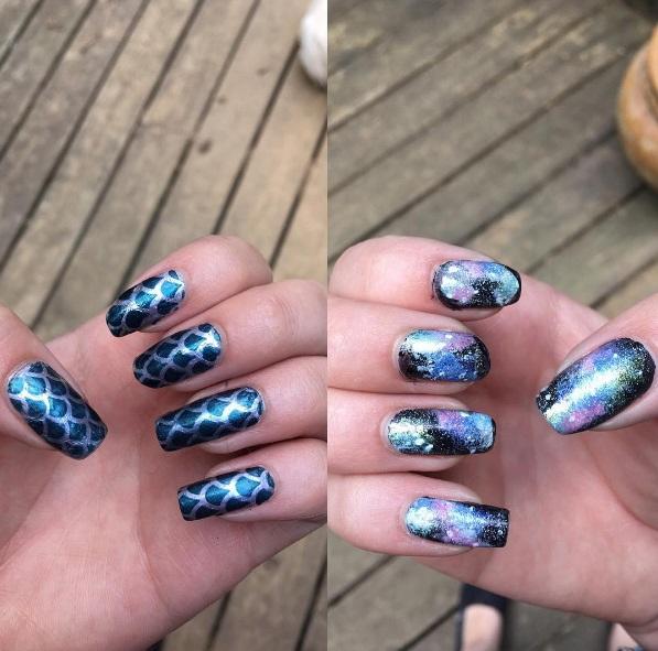 銀河銀河系美甲教程 銀河美甲圖片大全集 銀河銀河系美甲教程 銀河美甲圖片大全集