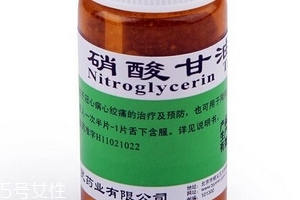 硝酸甘油能降心率嗎？心率高吃硝酸甘油可以嗎？