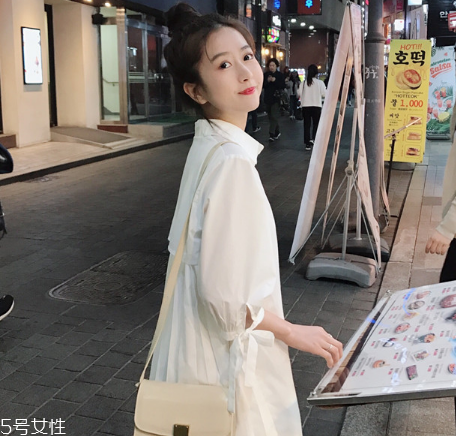 襯衫裙怎么穿好看？襯衫裙穿搭圖片