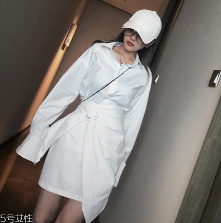 襯衫裙怎么穿好看？襯衫裙穿搭圖片