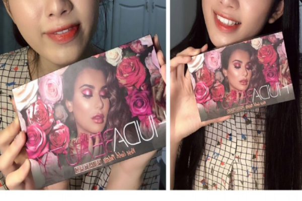 hudabeauty第3代玫瑰眼影盤(pán)畫(huà)法 好駕馭的玫瑰系眼妝