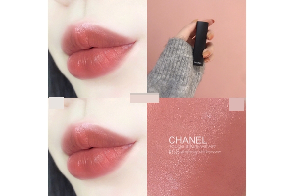 香奈兒68號(hào)口紅試色 不挑皮的溫柔奶茶色 香奈兒68號(hào)口紅試色 不挑皮的溫柔奶茶色