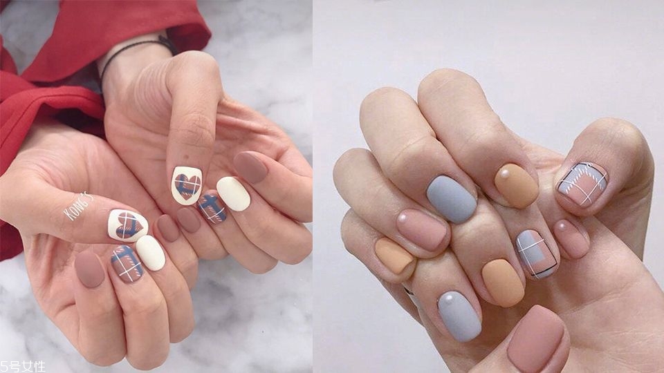 8款質(zhì)感秋冬格紋美甲圖片 每一款都美到冒泡 8款質(zhì)感秋冬格紋美甲圖片 每一款都美到冒泡