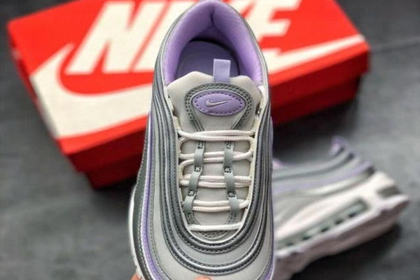 耐克AirMax97銀紫配色細(xì)節(jié)測評 個(gè)性又時(shí)尚的鞋子